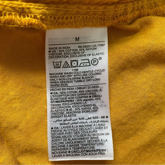 Golden Yellow Boho Midi Sundress - Picture 8 of 9